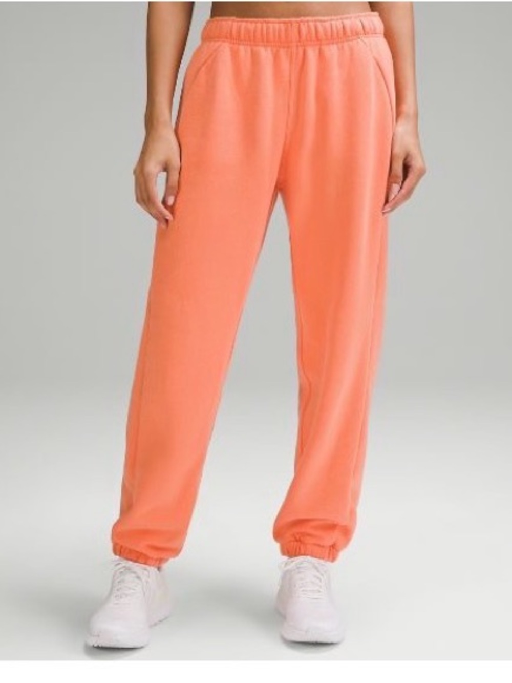 Lululemon Scuba Mid-Rise Oversized Jogger Coral Kiss Jogger Pants Size XL